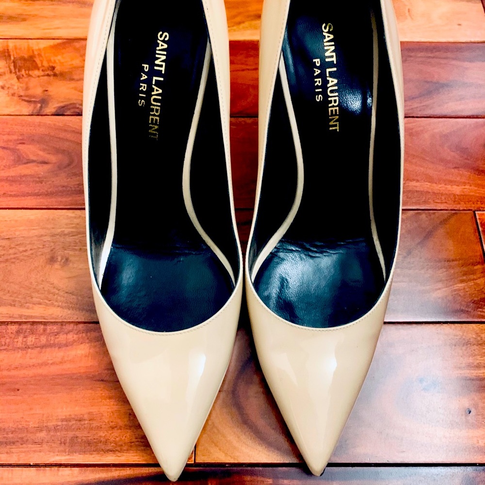 Saint Laurent nude patent heels size 40